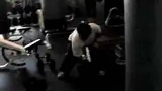 Frank Yang - 100 pound dumbell snatch @ 160 lbs challeneg