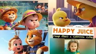 Happy juice funny cartoon & 3d animated shorts compilation @HHZanimations #happyjuice #funnycartoon