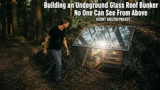 Building an Underground Glass Roof Bunker No One Can See From Above