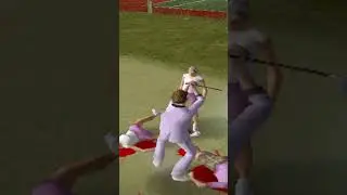 Tommy Goes Crazy at Golf Club! ⛳💣 | GTA Vice City Fight #shorts