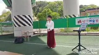 #열두줄 가수 #이영란 (원곡 김용림) 원주 흥업면 게이트볼장