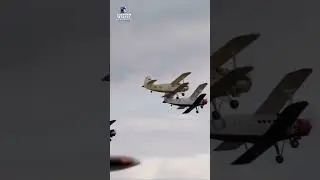 Biplanes in flight #shorts