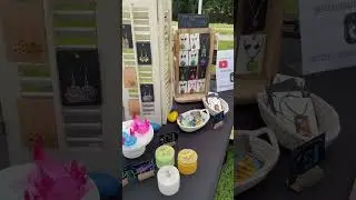 Second craft fair! #smallbusiness #jewelry #resin