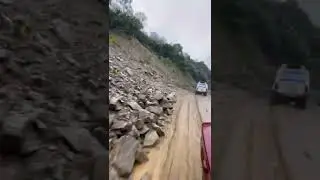 Worst road conditions of Upper Siang | Highway cutting in progress