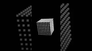 Abstract Cube Animation Created Using Blender