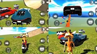 Funny Story Mega Ramp Bike Racing 😂 Part 3 | Indian Bike Driving 3D Bike & Car Stunts | BossGamer763