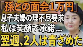 「孫と会うなら毎回1万円です」息子夫婦に面会料を要求された私は、静かに微笑んで「承知しました」と答えました。翌週、息子夫婦が青ざめて謝罪に来た理由とは 【60代以上の方へシニ