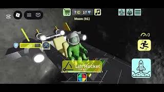 Going to moon (game name: Winter ❄️ the space simulator)