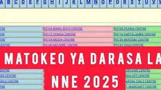 Результаты экзаменов за четвёртый класс 2025 года. Результаты экзаменов NECTA за четвёртый класс ...
