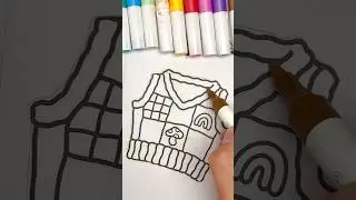ASMR coloring a cozy sweater ✨ #asmr #coloringadventure #art #coloring #drawing #satisfying #shorts