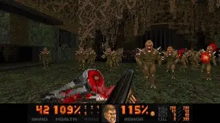 Doom 2 - Sunlust (Map 11: Cave Culture) UV-Max (Map Author: dannebubinga)