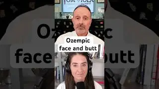 Ozempic face or Ozempic butt due to muscle loss 😳 #shorts