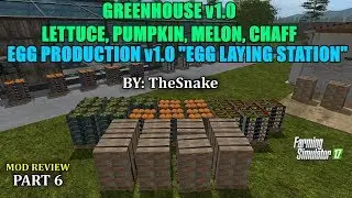 Farming Simulator 17 - Lettuce Greenhouse & Eggs Production Part 6 egg laying station 