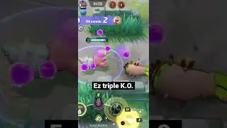 Scaldbro Ez triple KO!  #pokemon #pokemonunite #slowbro #highlights