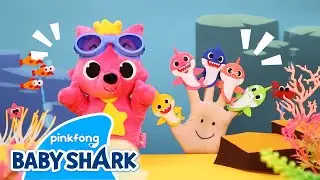 Shark Puppet Finger Family | Baby Shark Puppet | Sing Along with Baby Shark | Baby Shark Official