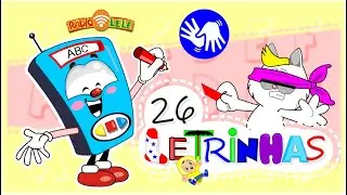 26 letrinhas - R&aacute;dio Lel&eacute; (Acess&iacute;vel em Libras) [Clipe infantil]