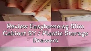 Review Easyhome.sg Slim Cabinet SY / Plastic Storage Drawers / kitchen Organizer Shelf Rack
