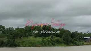 Ayeyarwaddy Riverside View | Magway | Upper Myanmar | 4K Wide |  RI002 0018