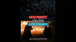 MCU TRINITY VS DCEU TRINITY | Marvel VS DC | #vs #shorts