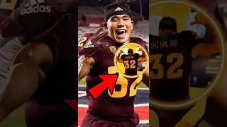 Remember that Chinese player who scored his first touchdown and went viral for his hilarious#usa