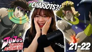 JoJo vs Wamuu! 🔥 JoJo's Bizarre Adventure Episode 21-22 REACTION