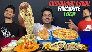 Akshanshu Aswal Favorite Food | Black Pepper Butter Chicken| Domino's Pizza| Habibi Chicken Shawarma