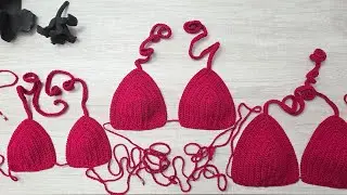 Crochet Bikini Top C/D Cup Tutorial