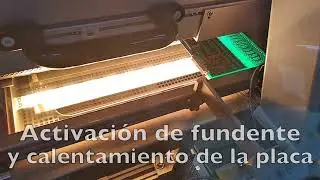 Автомат селективной пайки M&aacute;quina de soldadura selectiva - 選択的はんだ付け機。
