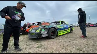 Super street stock racing heat 1 @Humberstone speedway with Racin Jason Fontaine #1J - 06.05.22
