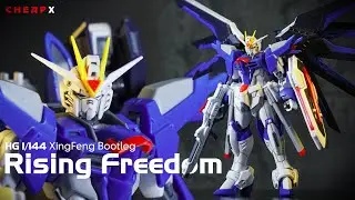 Rising Freedom | Hg 1/144 | XingFeng Bootleg | Speed Build | Asmr - Let XingFeng Cook :))