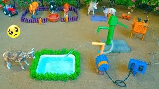 diy mini motor water pump science project | Mini hand pump | @sanocreator
