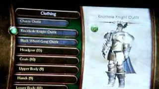 Fable 2 Knothole Island Weapons and Armor