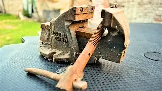 old vise restoration // made in argentina