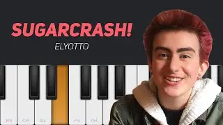 ElyOtto - SugarCrash!│Mobile Piano Cover│Easy Tutorial