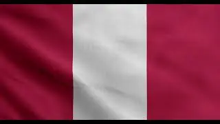 Peru Waving flag 4k loop free download