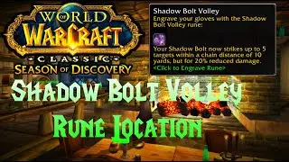 WoW SoD - Horde Warlock: Shadow Bolt Volley Rune Location