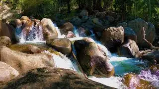 Beautiful Waterfall 4K Video Screensaver (No Sound) &mdash; South Clear Creek Guanella Pass, Colorado