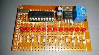 Led Animation 12 Channel LED Chaser PIC16F84A