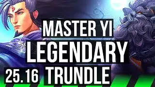 MASTER YI vs TRUNDLE (JGL) | Legendary, 17/3/3 | KR Diamond | 25.16
