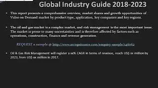 Oil and Gas Risk Management Market Report of Top Countries 2018-2023