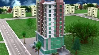 APARTMENTS AND SHOPPING MALL 01 - 3d Design and Animation.