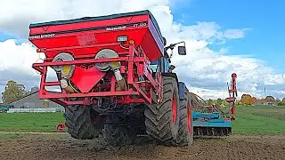 Fendt 820 TMS Vollbepackt mit Mengele Unikat EM 5000 Kreiselegge & Vogel & Noot  FT 500 Master Drill