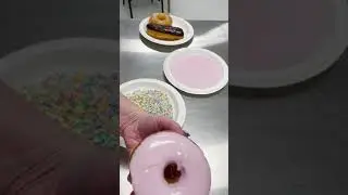 Decorate STORE BOUGHT Donuts #shorts  EASY DIY