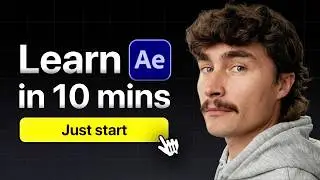 Learn After Effects In 10 Minutes! Beginner Tutorial