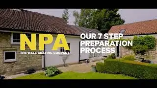 A video showing the application of an exterior textured wall coating: from start to finish