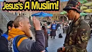 Jesus's a Muslim! Yusuf Stratford Speakers corner 