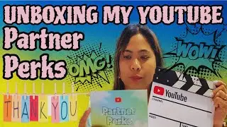 Бонусы для партнёров YouTube | Распаковка моих бонусов YouTube | Хлопушка ограниченного выпуска