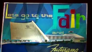 1964-65 New York Worlds Fair GM Futurama animated Motion sign