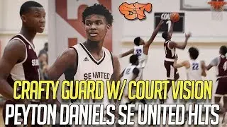 Peyton Daniels is a CRAFTY GUARD w/ COURT VISION | SE UNITED HIGHLIGHTS