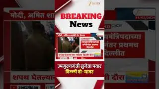 Sunetra Pawar delhi Visit | उपमुख्यमंत्री सुनेत्रा पवार दिल्ली दौ-यावर; मोदी, शहांची भेट घेणार